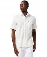 Koszule męskie - Koszula Wrangler SS 1 PKT SHIRT 112362728 White L - miniaturka - grafika 1