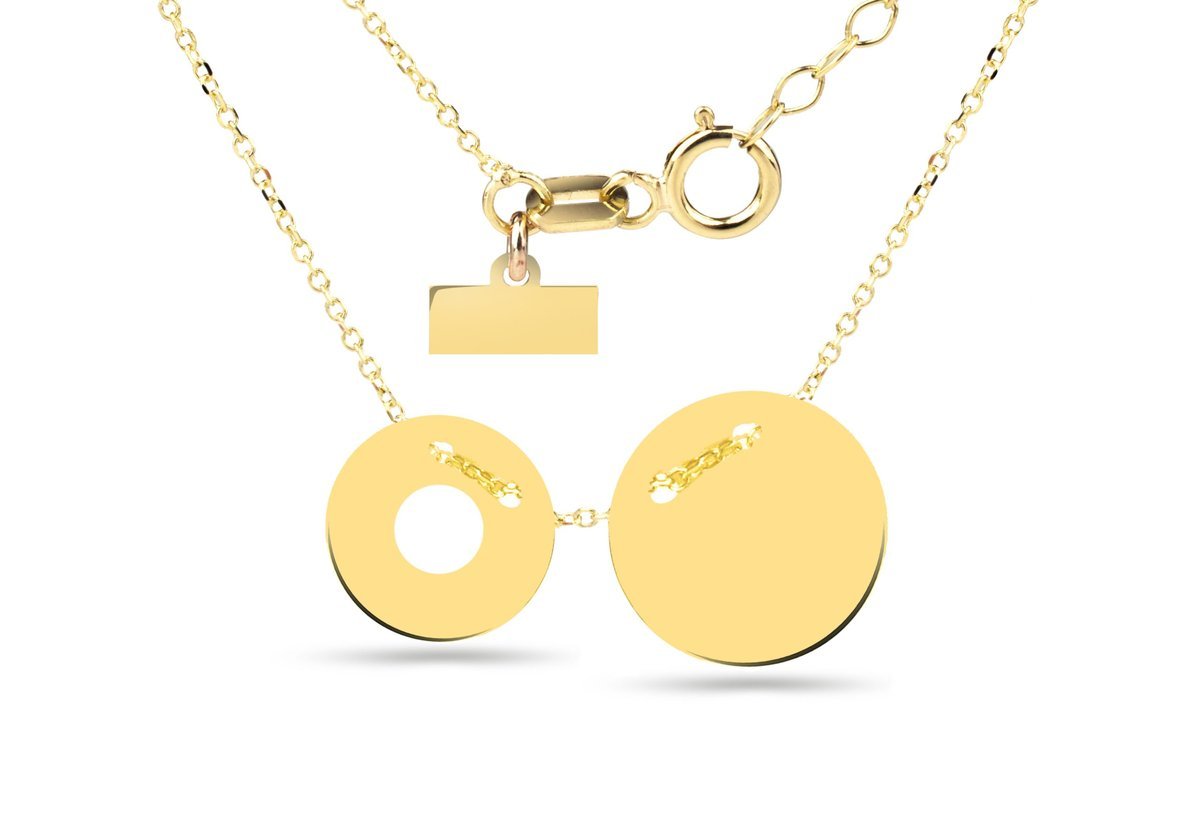 NASZYJNIK GWIAZD CELEBRYTKA RING 333