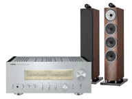 Zestawy stereo - Yamaha A-S3200 (srebrny) + 702 S3 (mokka) - miniaturka - grafika 1