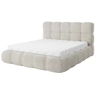 Łóżka - Łóżko tapicerowane z pojemnikiem CHERRY 140x200 Kolor do wyboru - miniaturka - grafika 1