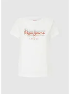 Koszulki i topy damskie - Pepe Jeans Koszulka w kolorze białym - miniaturka - grafika 1