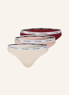 Calvin Klein Figi Modern Logo, 3 Szt. rot - Majtki damskie - miniaturka - grafika 1