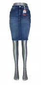 Spódnice - Spódnica jeansowa Tommy Hilfiger T.J. Denim Skirt - DW0DW08132 oryg. - W26 - miniaturka - grafika 1