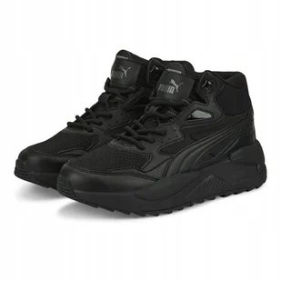 Buty damskie zimowe Puma X-Ray Speed Mid Wtr ocieplane czarne 37.5 - Buty sportowe damskie - miniaturka - grafika 1