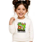 Bluzy dla dziewczynek - BLUZA DZIECIĘCA 67 SIX SEVEN VIRAL DLA CHŁOPCA DZIEWCZYNKI 122-128 - miniaturka - grafika 1