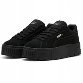 Buty sportowe damskie - Buty damskie sportowe Puma Karmen II 39745701 jesienne zamszowe czarne 41 - miniaturka - grafika 1