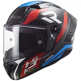 LS2, kask motocyklowy Thunder C Supra Red Blue 06, M - Kaski motocyklowe - miniaturka - grafika 1