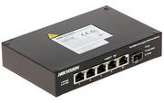 Switche - HIKVISION Switch PoE DS-3T0306HP-E/HS 4-portowy DS-3T0306HP-E/HS - miniaturka - grafika 1