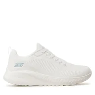 Sneakersy damskie - Sneakersy Skechers BOBS SPORT Face Off 117209/OFWT Biały - miniaturka - grafika 1