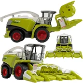 Samochody i pojazdy dla dzieci - Kombajn Rolniczy Maszyna Do Zboża Ruchome Elementy 8889-7 - miniaturka - grafika 1