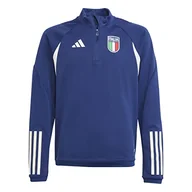 Koszulki i topy damskie - adidas HS9838 FIGC TR Top Y Długa Siatka Ciemny Niebieski 7-8A, Dark Blue - miniaturka - grafika 1