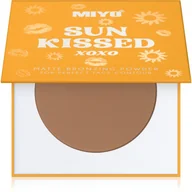Bronzery i konturowanie twarzy - Miyo MIYO - SUN KISSED - MATTE BRONZING POWDER - Matowy puder brązujący - 02 - CHILLY BRONZE - miniaturka - grafika 1