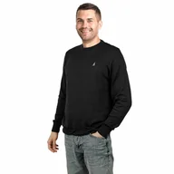 Swetry męskie - Sweter męski klasyczny czarny rozmiar 3XL - miniaturka - grafika 1