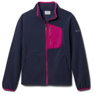 Odzież trekkingowa damska - Polar turystyczny dziecięcy Columbia Fast Trek III Full Zip - miniaturka - grafika 1