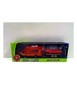 Samochody i pojazdy dla dzieci - Auto Van Straż z przyczepą i pontonem 17x13cm 889-300B HIPO - miniaturka - grafika 1