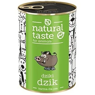 Natural Taste Dla Psa Danie Z Dziczyzny 400g - Mokra karma dla psów - miniaturka - grafika 1