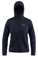 Bluzy damskie - Salewa Bluza trekkingowa damska Puez Rocca PL Hooded Women granatowa 36_S - miniaturka - grafika 1