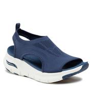 Sandały damskie - Skechers Sandały City Catch 119236/NVY Navy - miniaturka - grafika 1