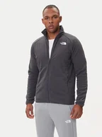 Bluzy męskie - The North Face Polar Glacier NF0A89JG Szary Regular Fit - miniaturka - grafika 1