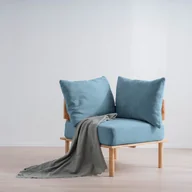 Sofy i kanapy - Sofa SERI modułowa niebieska 74x86x86 cm element narożny HOMLA - miniaturka - grafika 1