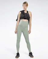 Legginsy - REEBOK LEGGINSY DAMSKIE ZIELONE CIĄŻOWE LOGO S 0A7A5_A* S 0A7 - miniaturka - grafika 1