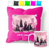 Kołdry i poduszki dla dzieci - ZESTAW: KUBEK + POSZEWKA - BLACKPINK KPOP - PREZENT WIELE WZORÓW + IMIĘ - miniaturka - grafika 1