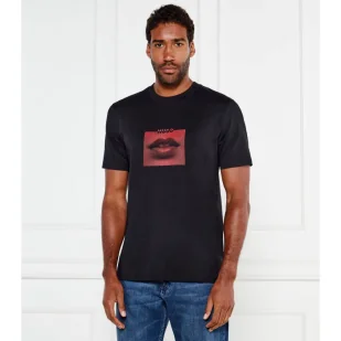 HUGO T-shirt Deterni Regular Fit - Koszulki męskie - miniaturka - grafika 1