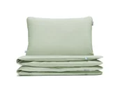 Pościel dla dzieci - pościel basic pistacjowy 100x135 cm + 1x 60x40 cm - miniaturka - grafika 1