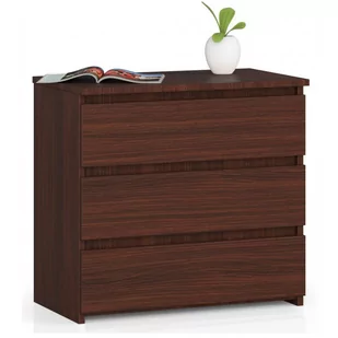 Akord FABRYKA MEBLI SZAFKA NOCNA KOMODA CL3 WENGE OP0LCL-VEN002 - Szafki nocne - miniaturka - grafika 1