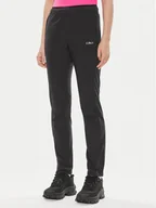 Odzież trekkingowa damska - CMP Spodnie outdoor 34T6746 Szary Regular Fit - miniaturka - grafika 1