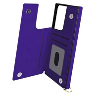 Etui i futerały do telefonów - Etui z przewodem Samsung Galaxy S21 Ultra Wielofunkcyjne Ze Smyczem - fioletowe - miniaturka - grafika 1