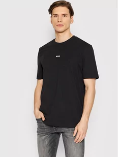 Hugo Boss T-Shirt Tchup 50473278 Czarny Comfort Fit - Koszulki męskie - miniaturka - grafika 1