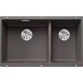 Zlewozmywaki - Zlewozmywak granitowy BLANCO Subline 430/270-U Silgranit Wulkaniczny szary 527350 - miniaturka - grafika 1