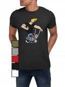 Koszulki męskie - KOSZULKA T-SHIRT MĘSKA Z NADRUKIEM JOHNY BRA.VO DLA NIEGO - XXL - miniaturka - grafika 1