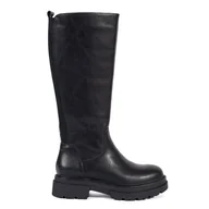 Kozaki damskie - Czarne kozaki oficerki damskie Sergio Leone - miniaturka - grafika 1