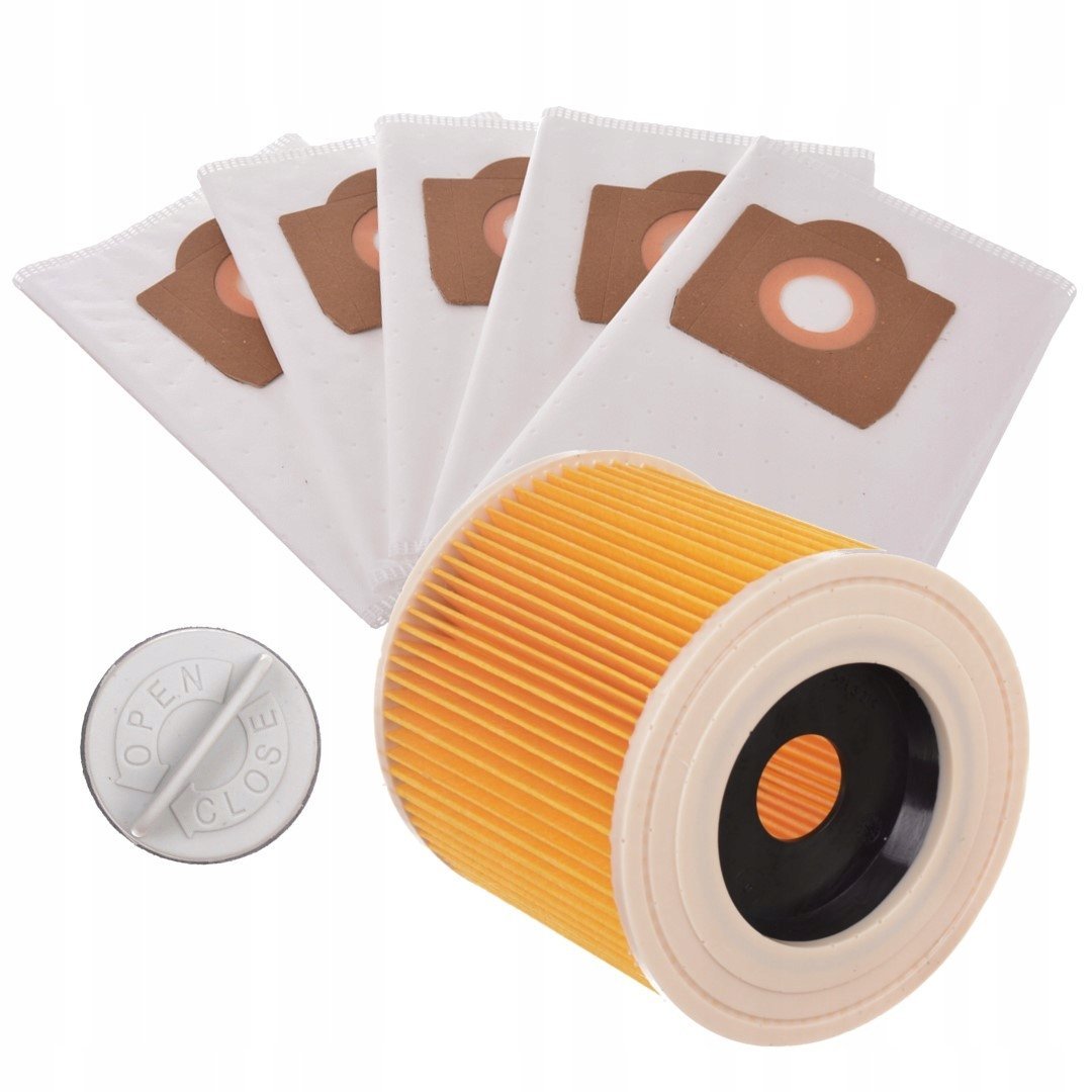 Worki 5x + filtr do odkurzacza Karcher NT 27/1