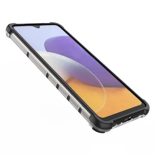 Honeycomb etui pancerny pokrowiec z żelową ramką Samsung Galaxy A22 4G zielony - Etui i futerały do telefonów - miniaturka - grafika 12