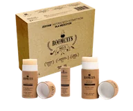 Zestawy kosmetyków męskich - Roomcays #5 Zestaw naturalnych kosmetyków dla mężczyzn. Dezodorant w sztyfcie, Pomada stylizująca do włosów, Balsam do ust z filtrem ochronnym spf 15 - miniaturka - grafika 1