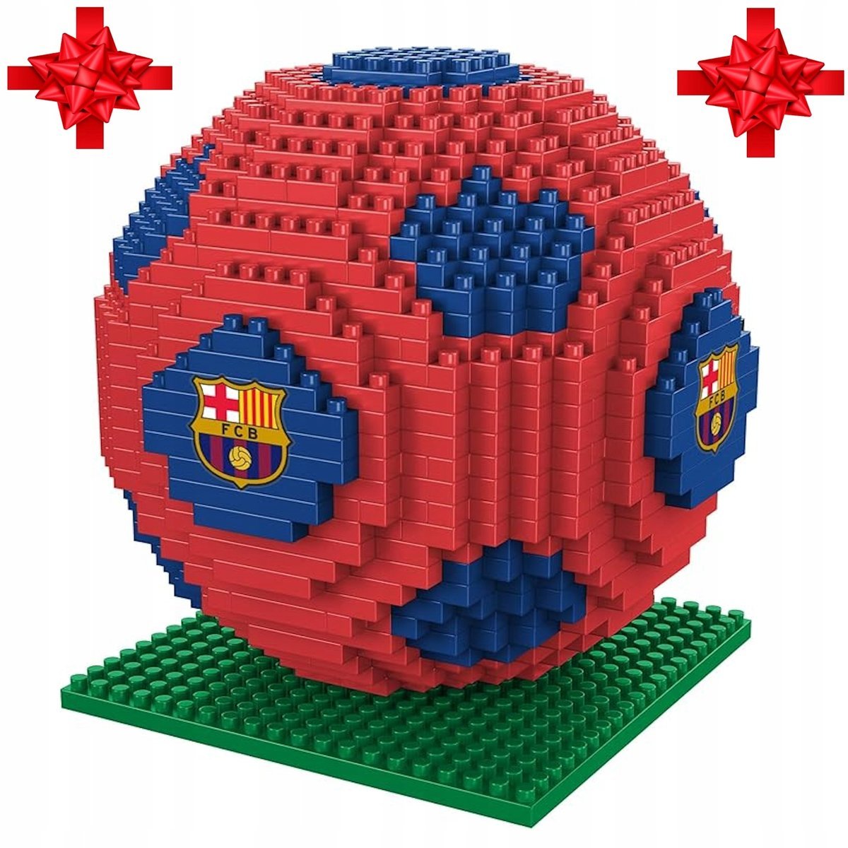 FOCO PIŁKA 3D FC BARCELONA KLOCKI MODELOWE 695el EDYCJA FAN PREZENT