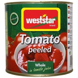 Pomidory całe bez skórki, 2,5 kg WESTSTAR - Pasztet i przetwory mięsne - miniaturka - grafika 1