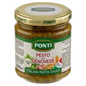 Sosy w słoikach - Ponti SOS PESTO Z BAZYLIA 190 G zakupy dla domu i biura! 42286187 - miniaturka - grafika 1