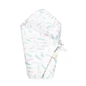 Rożki i beciki - Rożek niemowlęcy bambusowy - Rajskie piórka - miniaturka - grafika 1