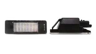 Fiat, Mercedes, Nissan, Peugeot, Citroen, Toyota, VW lampki tablicy rejestracyjnej LED 2szt - Oświetlenie samochodowe - akcesoria - miniaturka - grafika 1