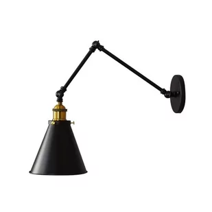 Lumina Deco Kinkiet LOFTOWY CZARNY RUBI W2 LDW B007-2 BK - Lampy ścienne - miniaturka - grafika 1