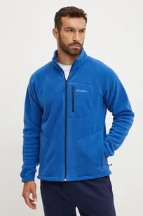 Columbia bluza sportowa Fast Trek II kolor niebieski gładka 1420421 - Bluzy męskie - miniaturka - grafika 1