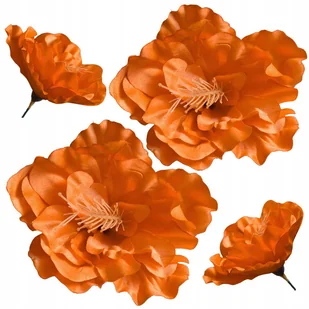 HIBISKUS Główka wyrobowa Główki kwiatowe Kwiaty do bukietu stroika 12szt - Sztuczne kwiaty - miniaturka - grafika 1