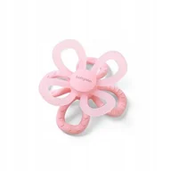 Gryzaki dla dzieci - 1596/01 Gryzak Silikonowy Flower Różowy - miniaturka - grafika 1