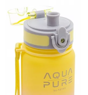 Bidon AQUA PURE yellow/lavender 400ml 511023003 ASTRA - Przybory szkolne - miniaturka - grafika 3