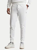 Spodnie sportowe męskie - Polo Ralph Lauren Spodnie dresowe 710881518008 Biały Regular Fit - miniaturka - grafika 1