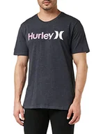 Koszulki męskie - Hurley Hurley Męska koszulka M O&o Gradient 2.0 S/S Black Heather S AR5484 - miniaturka - grafika 1
